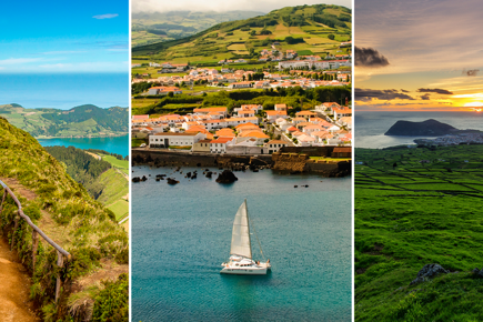 Sao-Miguel,Faial,Terceira