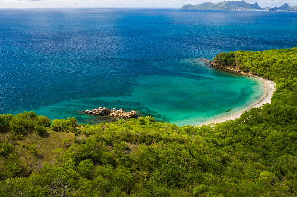 Aerial-of-Anse-La-Roche-Beach
